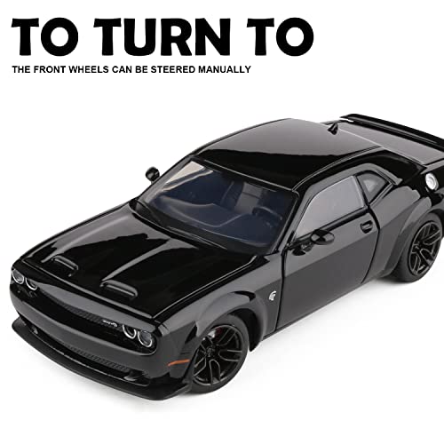 1:32 Diecast Doodge Challenger Car Model - Black
