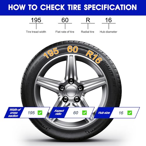 COCO BIRD Snow Chains for Light Trucks/SUVs, Set of 2