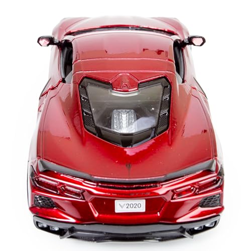 2020 Corvette C8 Stingray Dark Red Metallic Diecast