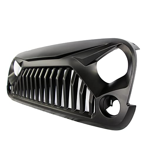 2007-2018 Jeep Wrangler JK/JKU Front Grille (Matte Black)