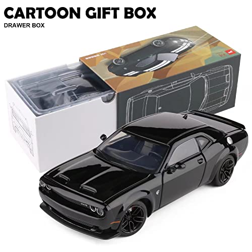 1:32 Diecast Doodge Challenger Car Model - Black