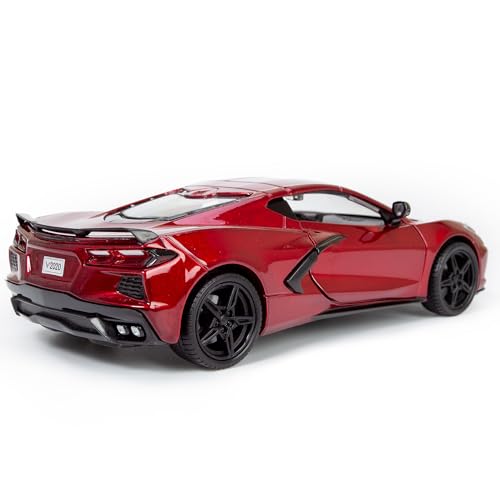 2020 Corvette C8 Stingray Dark Red Metallic Diecast