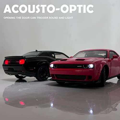 1:32 Diecast Doodge Challenger Car Model - Black