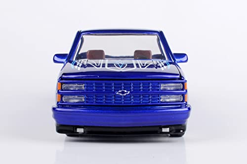 Motormax 1992 Chevy 454SS Pickup Lowrider Truck Blue