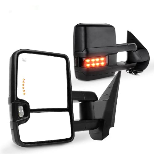 Folding Power Control Towing Mirrors for Chevy/GMC 2007-2013