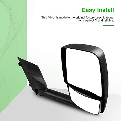 SCITOO Passenger Side View Mirror for Chevy Express/GMC Savana