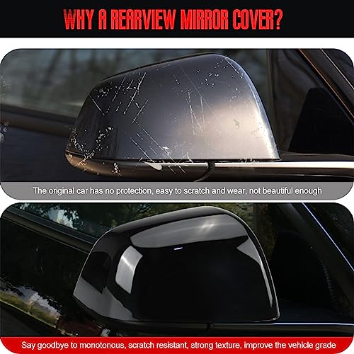 Tesla Model Y 2023 Side Mirror Caps & Accessories