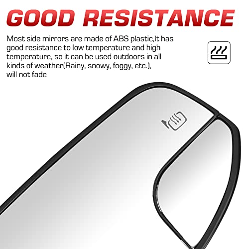 2013-2020 Ford Fusion Left Driver Side Mirror Glass