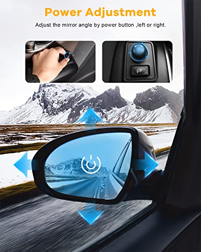 Passenger Side Manual Fold Mirror for Chevy Trucks