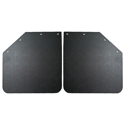 IBESTWOLF Universal Heavy Duty Black Mudflaps, 24x24 Inch