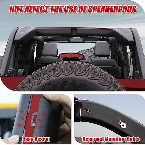 Ford Bronco 4 Door Roll Bar Cover Set