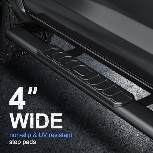 4" Side Steps for 2019-2024 Chevy Silverado GMC Sierra