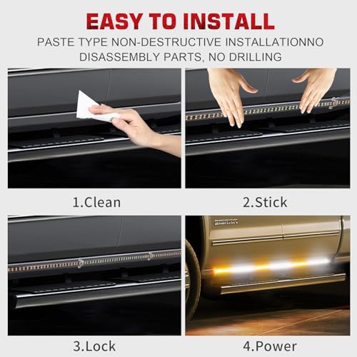 AINBIN 2 in 1 70" Truck Emergency Strobe Lights