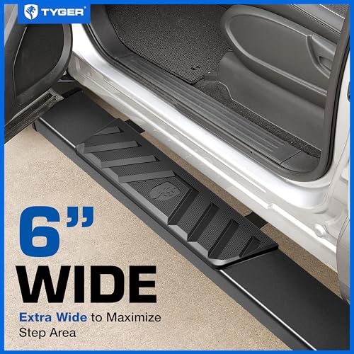 Tyger Auto 6" Riser Running Boards for Chevy Silverado/GMC Sierra 1500