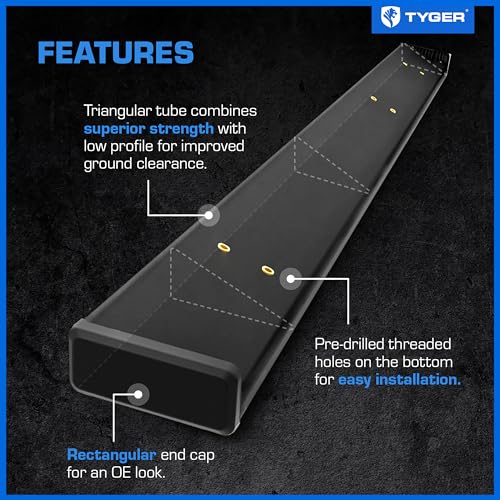 Tyger Auto 6" Riser Running Boards for Chevy Silverado/GMC Sierra 1500