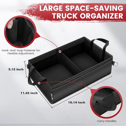 Autofit Under Seat Truck Organizer with Removable Divider