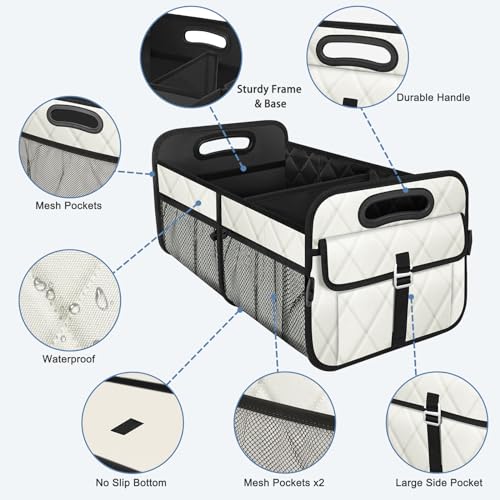 Deosk Car Trunk Organizer - 50L Collapsible Storage