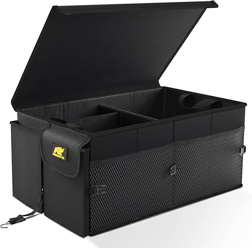 MIKKUPPA Collapsible Car Trunk Organizer with Lid