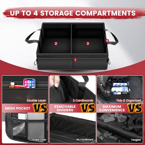 Autofit Under Seat Truck Organizer with Removable Divider