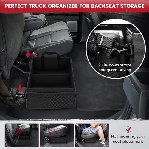 Autofit Under Seat Truck Organizer with Removable Divider