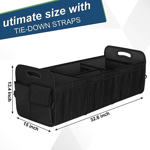 Femuar Large Trunk Organizer, Waterproof, Non-Slip, Foldable