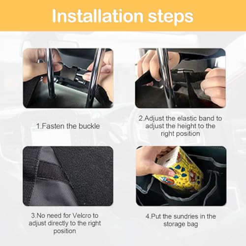 Osilly Car Trunk Organizer with Lid & Hanging Storage