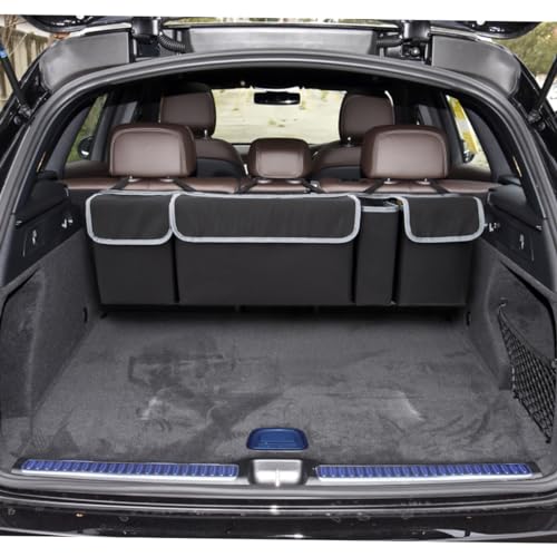 Osilly Car Trunk Organizer with Lid & Hanging Storage