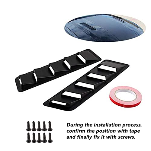 Black Car Hood Scoop Cover - WENJTP Hoods Vents