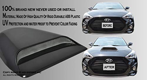 ICBEAMER Black Hood Scoop - Aero Dynamic Car Accessory