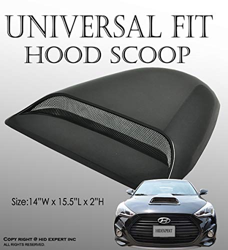 ICBEAMER Black Hood Scoop - Aero Dynamic Car Accessory