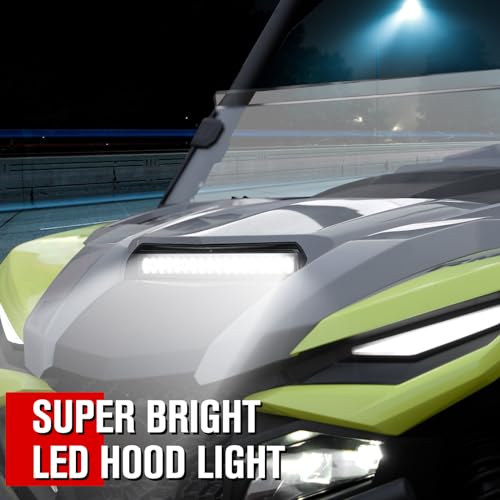 LED Hood Scoop Light & Door Storage for Yamaha Wolverine RMAX