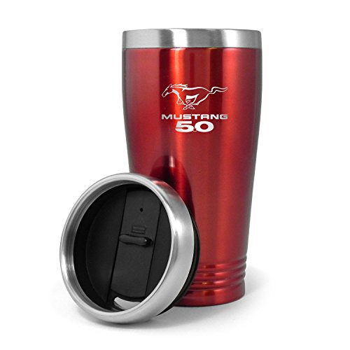 Ford Mustang Red Travel Mug by Au-TOMOTIVE GOLD