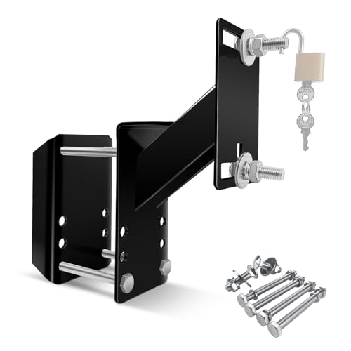 Lockable Spare Tire Carrier for Utility & Boat Trailers
