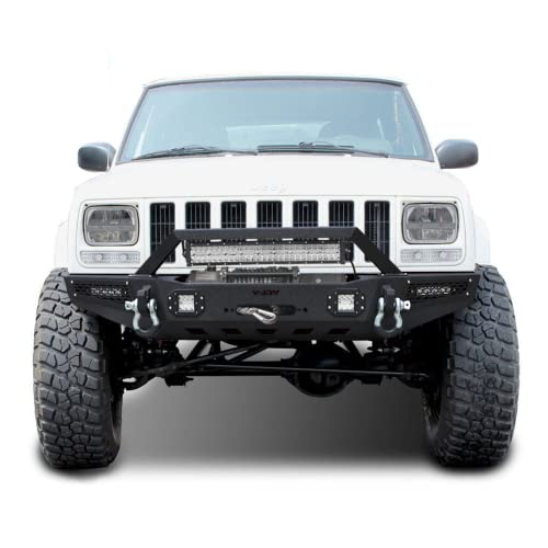 Front/Rear Bumper Set for 1984-2001 Cherokee XJ