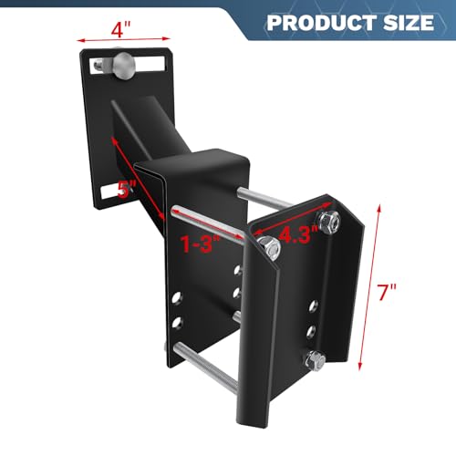 Lockable Spare Tire Carrier for Utility & Boat Trailers