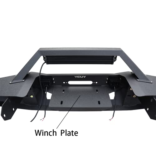 Front/Rear Bumper Set for 1984-2001 Cherokee XJ