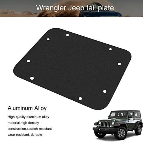 Spare Tire Carrier Filler Plate for Jeep Wrangler