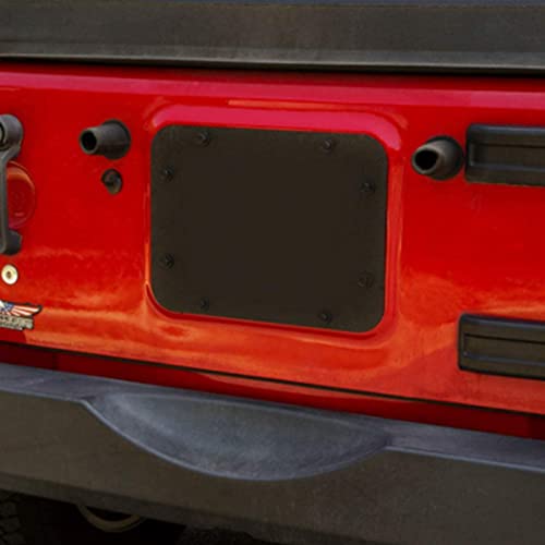 Spare Tire Carrier Filler Plate for Jeep Wrangler