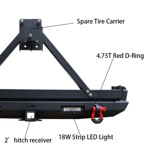 Front/Rear Bumper Set for 1984-2001 Cherokee XJ