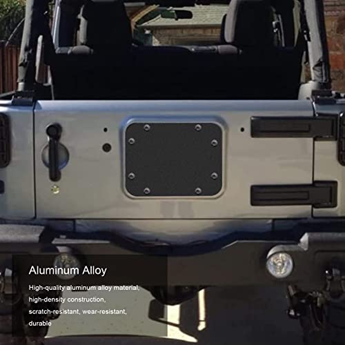 Spare Tire Carrier Filler Plate for Jeep Wrangler