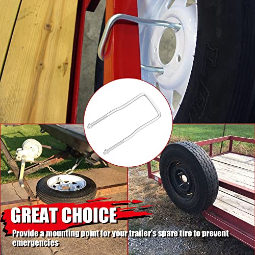 Zinc Plated Spare Tire Carrier U-Bolt Bracket