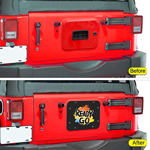 Spare Tire Carrier Filler Plate for Jeep Wrangler