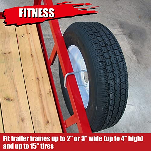 Zinc Plated Spare Tire Carrier U-Bolt Bracket