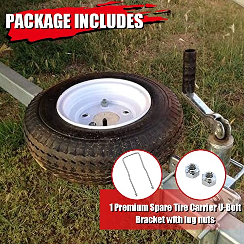 Zinc Plated Spare Tire Carrier U-Bolt Bracket