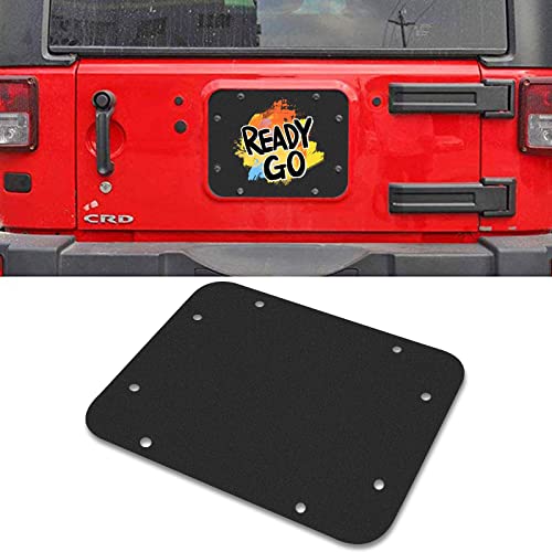 Spare Tire Carrier Filler Plate for Jeep Wrangler