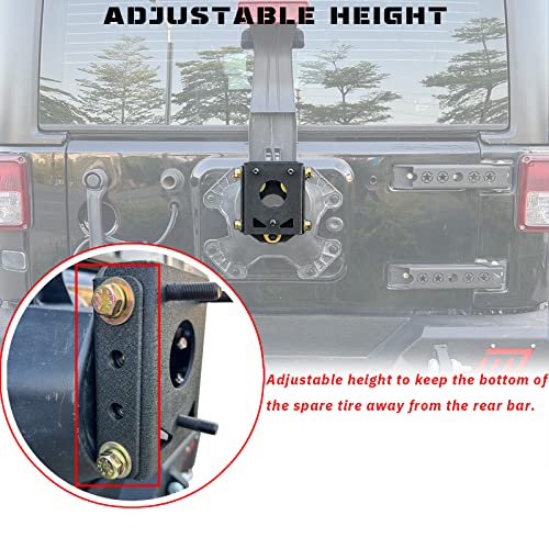 Heavy Duty Spare Tire Carrier for Jeep Wrangler