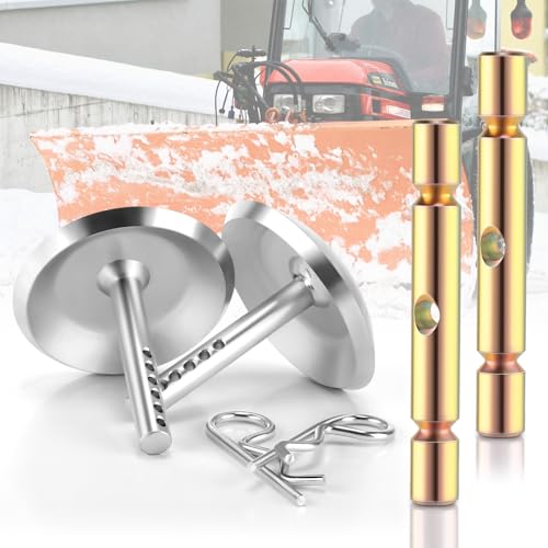 Tandefio 4 Pcs Snow Plow Skid Shoes Kit