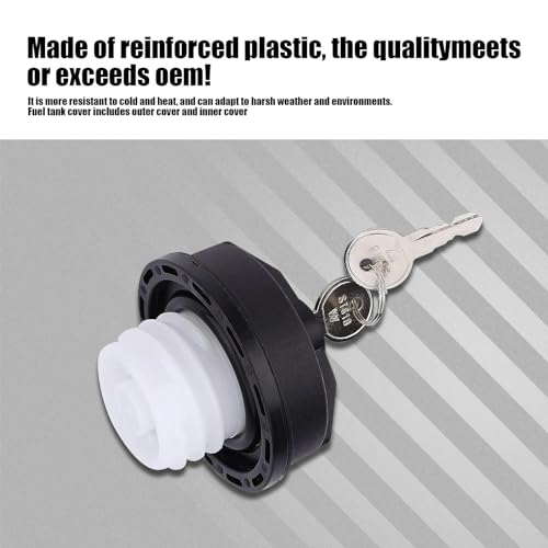 Car Gas Cap with Lock for 4Runner, FJ Cruiser, Tacoma, Tundra