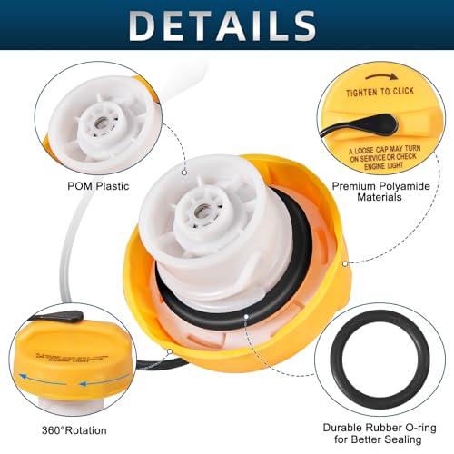 Compatible Fuel Tank Cap for Dodge Jeep Chrysler