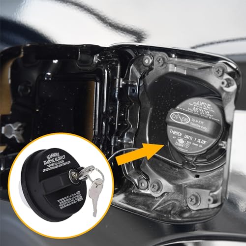 Car Gas Cap with Lock for 4Runner, FJ Cruiser, Tacoma, Tundra